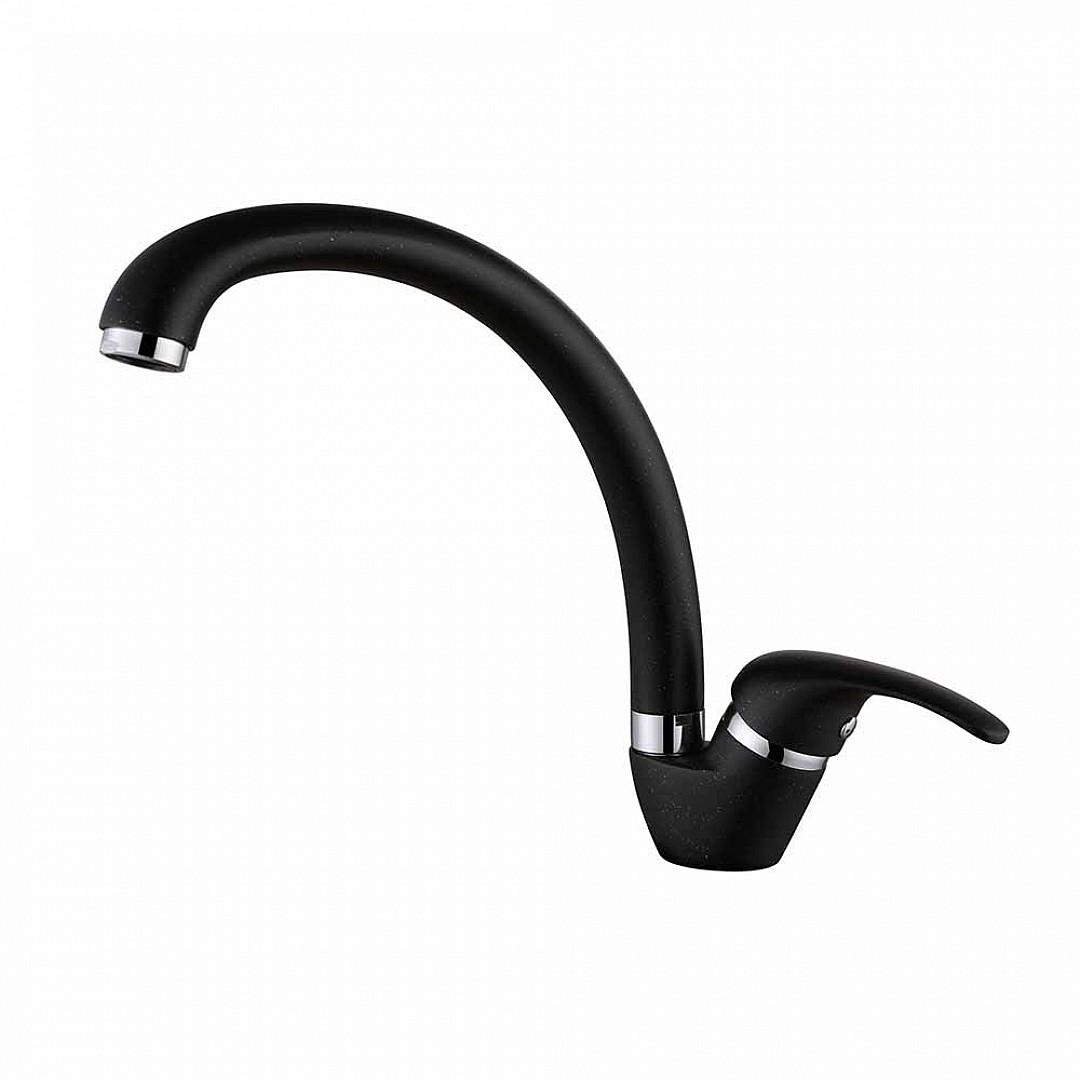 Sink and mixer set 8301 BLACK + 237012 BLACK – Inter Ceramic 11.12.77.0109 – снимка 3